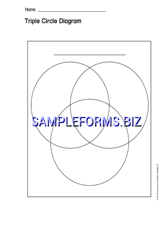 Triple Venn Diagram Template pdf free